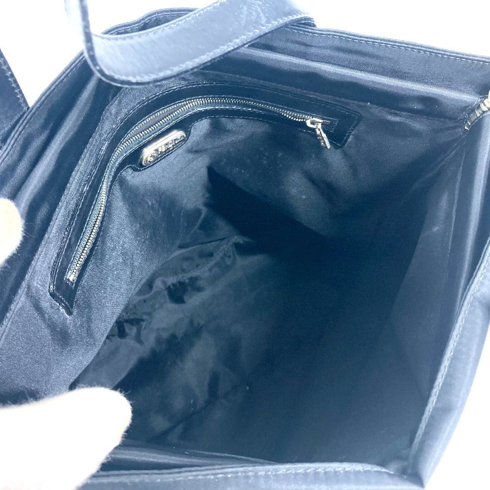 Fendi Fendi Ff Logo Briefcase Tote Bag Shoulder Leather/Nylon Women Black Size ONE SIZE - 12 Thumbnail