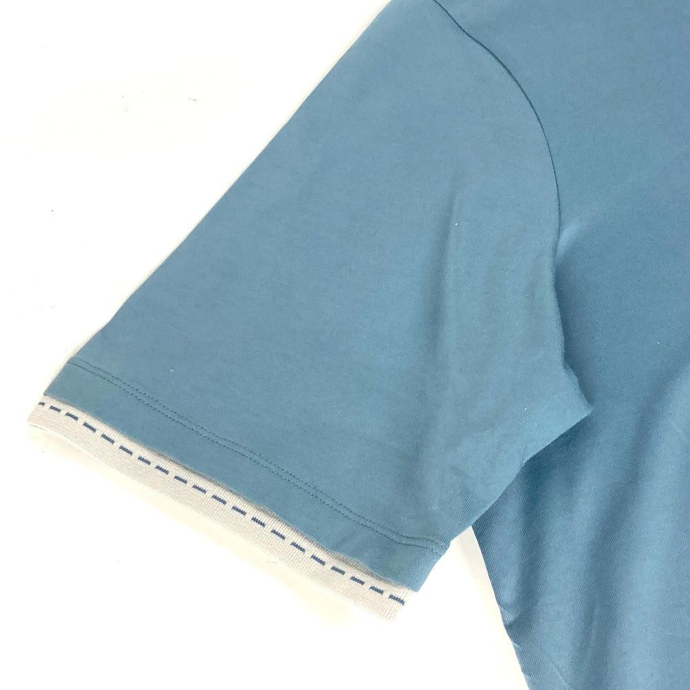 Hermes Hermes Piqures Sellie Cut Sew Tops Apparel (Clothing) Short-Sleeved T-Shirt Cotton Men Blue Size US XL / EU 56 / 4 - 5 Thumbnail