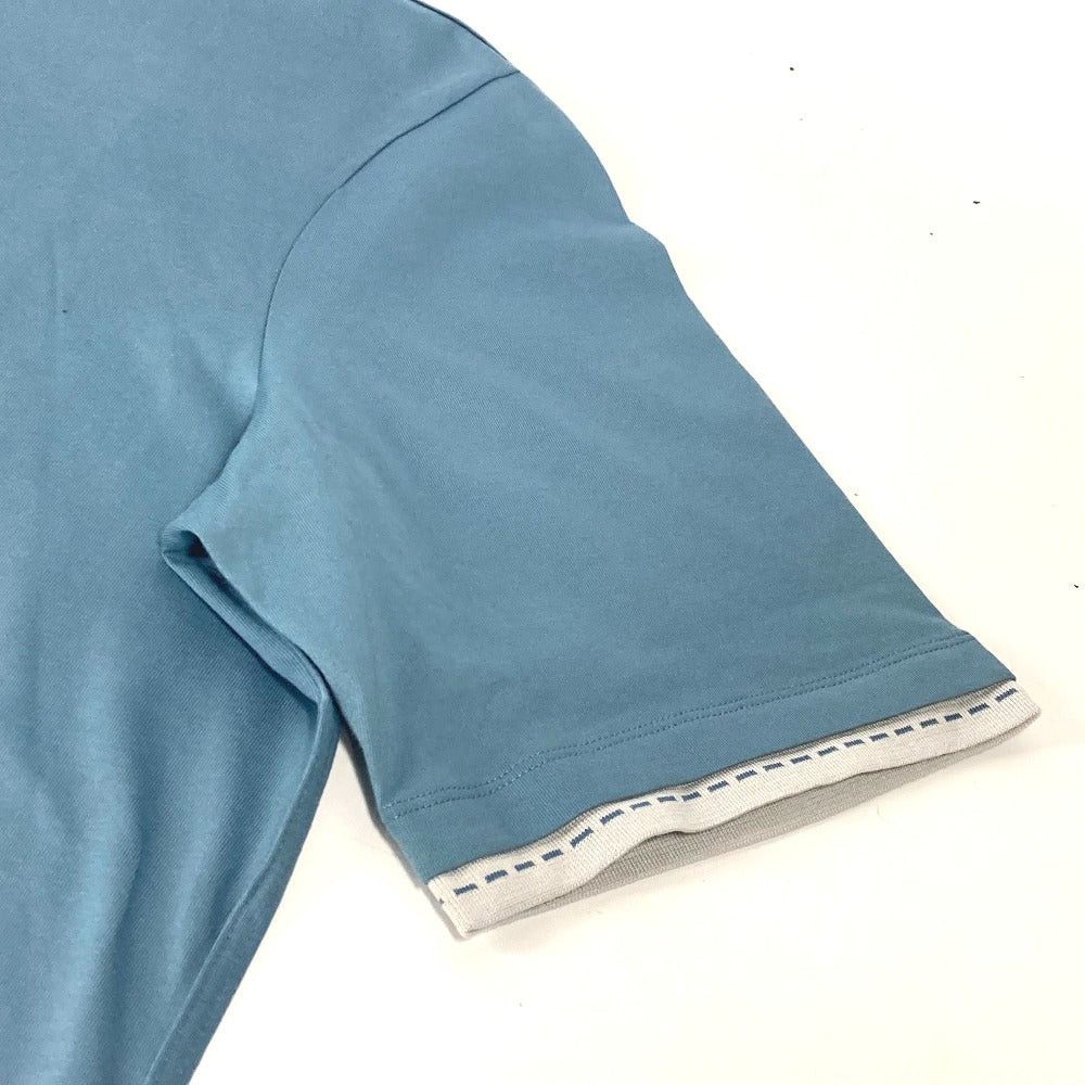 Hermes Hermes Piqures Sellie Cut Sew Tops Apparel (Clothing) Short-Sleeved T-Shirt Cotton Men Blue Size US XL / EU 56 / 4 - 4 Thumbnail
