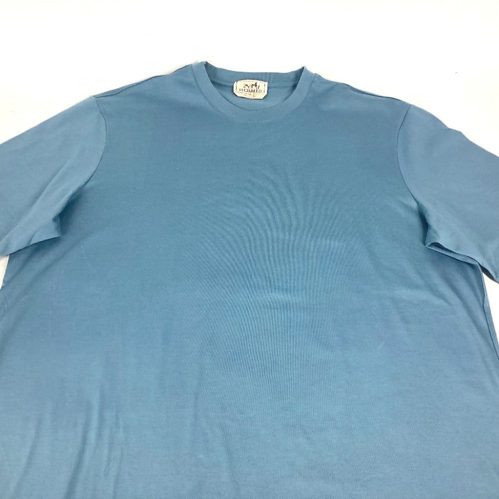 Hermes Hermes Piqures Sellie Cut Sew Tops Apparel (Clothing) Short-Sleeved T-Shirt Cotton Men Blue Size US XL / EU 56 / 4 - 2 Thumbnail