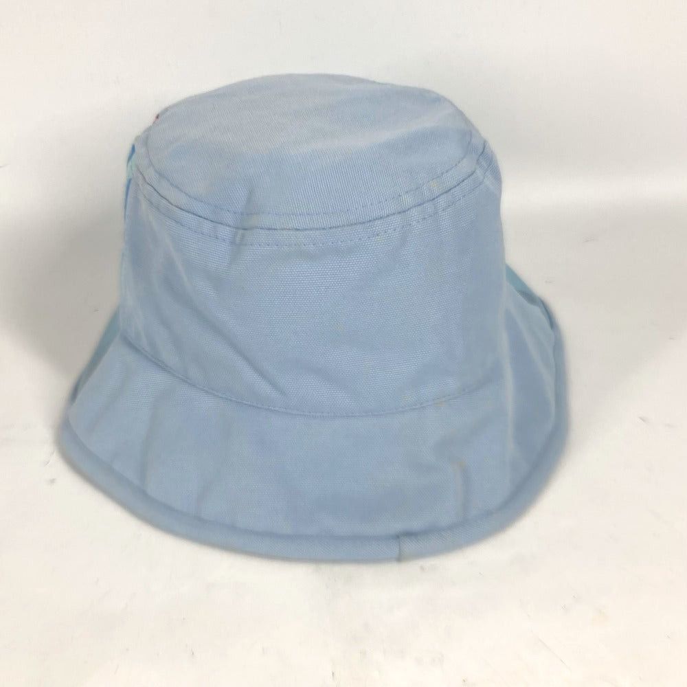 Chanel Chanel Sports Cc Coma Mark Camellia Hat Chapeau Bucket Bob Vinyl Cotton Women Blue Size ONE SIZE - 4 Thumbnail