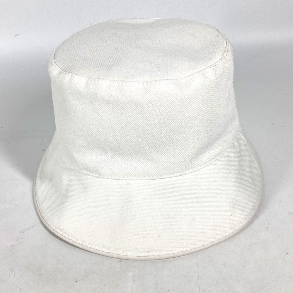 Louis Vuitton Louis Vuitton M7055S Chapeau Lv City Hat Bucket Bob-Ha (Laughing Loudly) Cotton Women White Size ONE SIZE - 4 Thumbnail