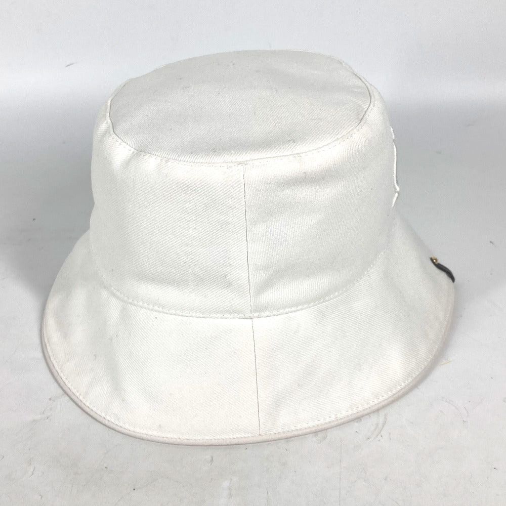 Louis Vuitton Louis Vuitton M7055S Chapeau Lv City Hat Bucket Bob-Ha (Laughing Loudly) Cotton Women White Size ONE SIZE - 5 Thumbnail