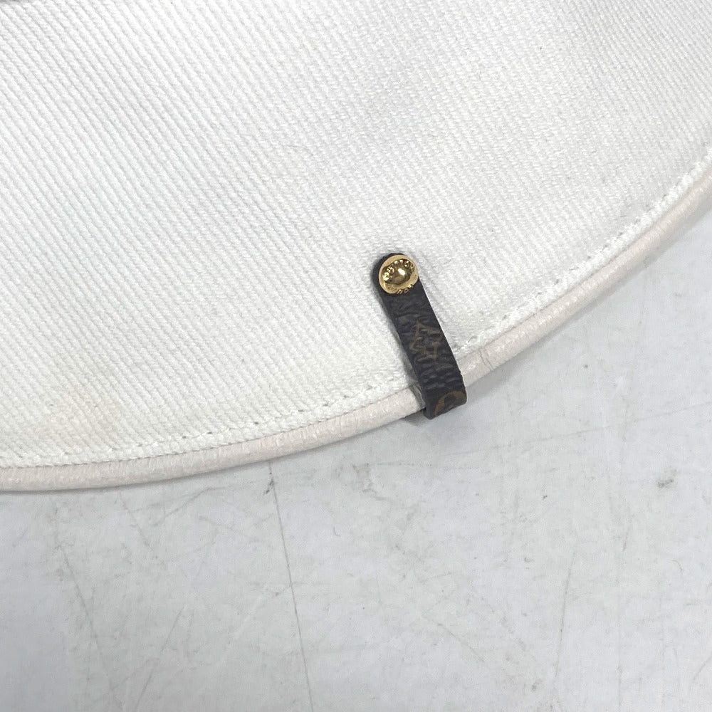 Louis Vuitton Louis Vuitton M7055S Chapeau Lv City Hat Bucket Bob-Ha (Laughing Loudly) Cotton Women White Size ONE SIZE - 8 Thumbnail