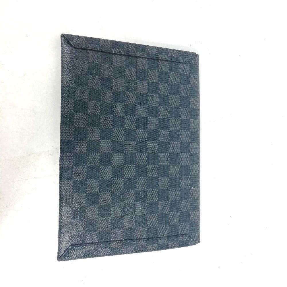 Louis Vuitton Louis Vuitton N60255 Damier Graphit Alpha Triple Pouch Briefcase Set Of 3 Long Wallet Card Case Clutch Bag Graphite Canvas Men Black Size ONE SIZE - 14 Thumbnail