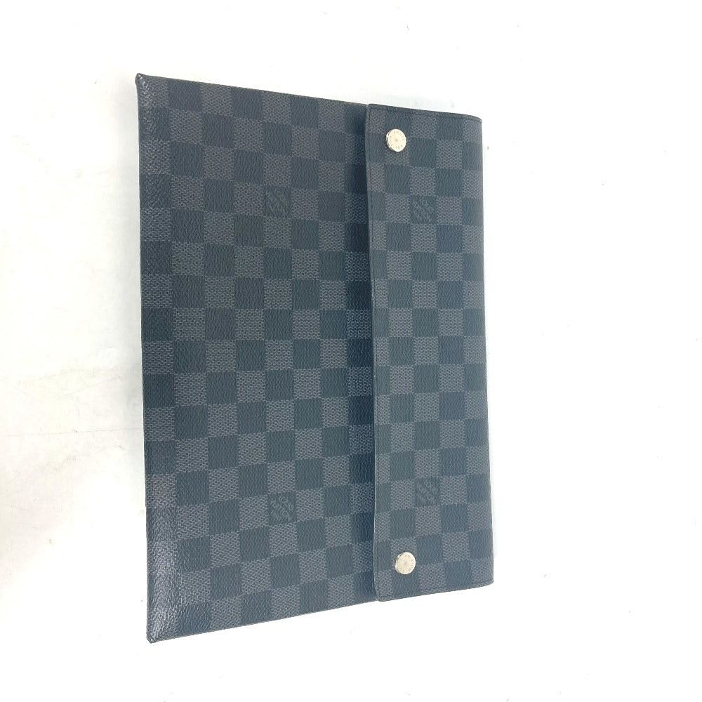 Louis Vuitton Louis Vuitton N60255 Damier Graphit Alpha Triple Pouch Briefcase Set Of 3 Long Wallet Card Case Clutch Bag Graphite Canvas Men Black Size ONE SIZE - 13 Thumbnail