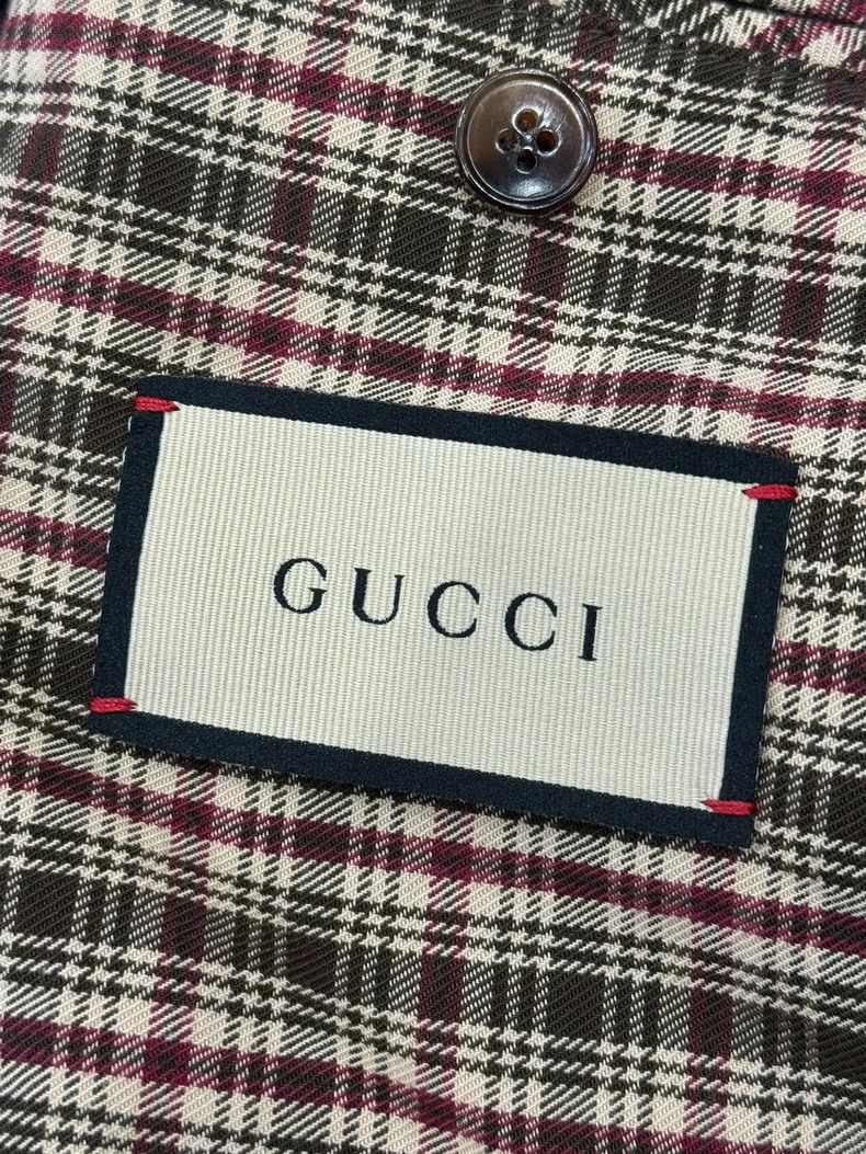 Gucci Gucci Wool and Leather Jacket Size US L / EU 52-54 / 3 - 7 Thumbnail