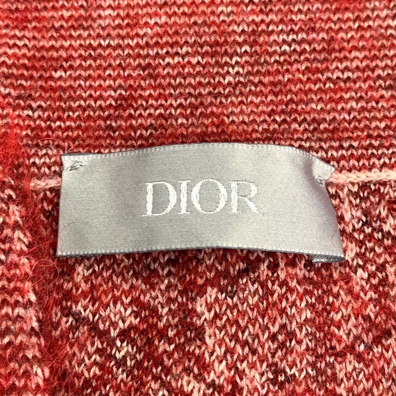 Dior Red Dragon Logo Knitted Long Sleeve Polo Size US L / EU 52-54 / 3 - 5 Thumbnail