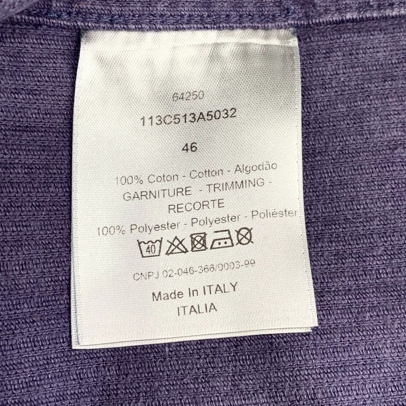 Dior Purple Corduroy Jacket by Dior Size US S / EU 44-46 / 1 - 8 Thumbnail