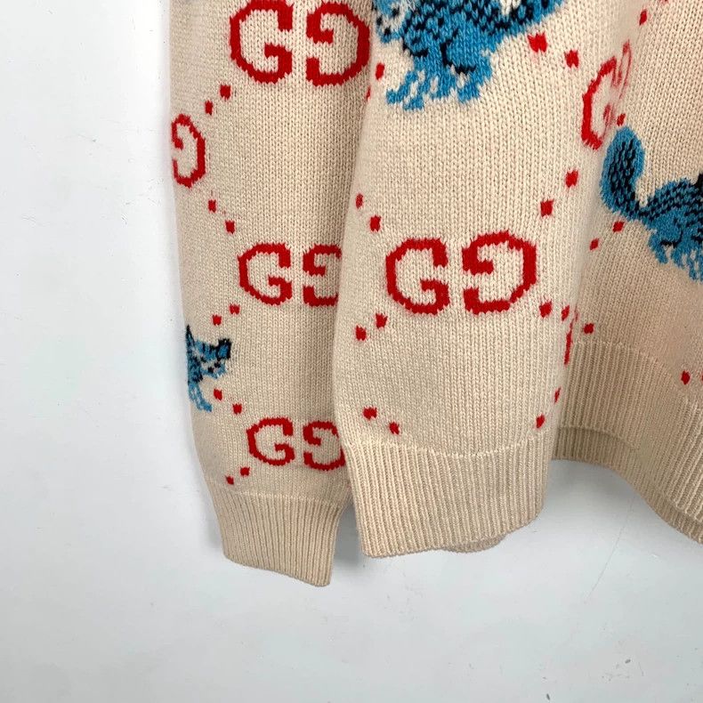 Gucci Gucci x Freya Hartas Knit Sweater Beige Size US XS / EU 42 / 0 - 4 Thumbnail