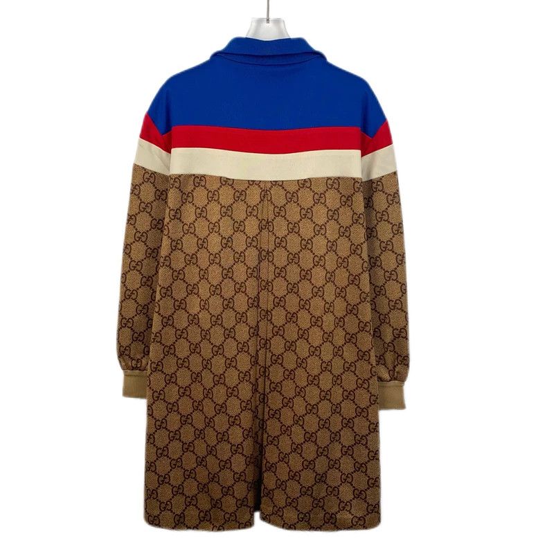 Gucci Gucci Color Block Half-Zip Dress Size US XL / EU 56 / 4 - 2 Thumbnail