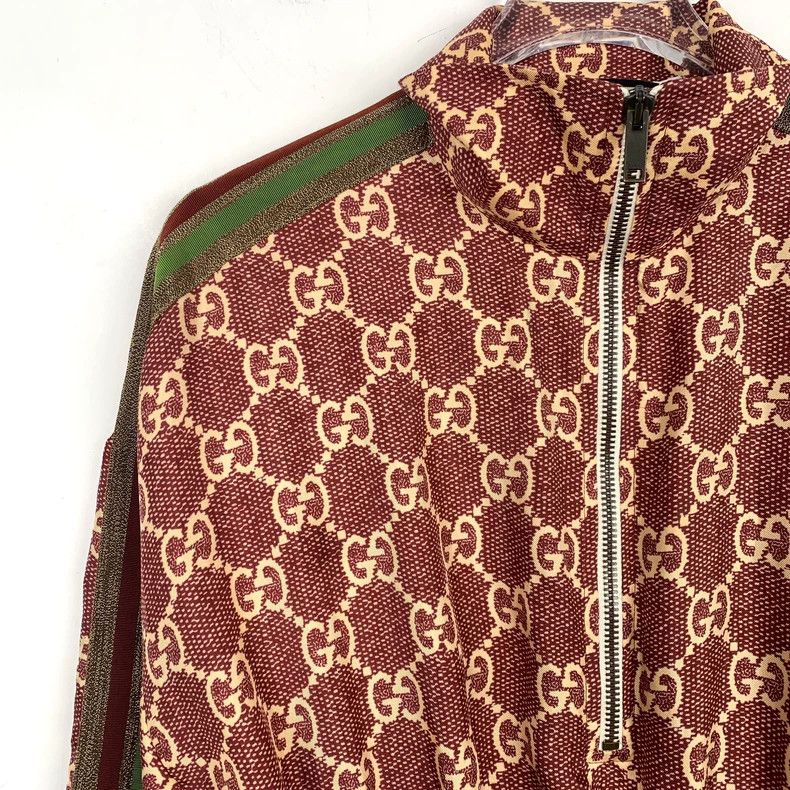 Gucci Gucci Brown Silk Half-Zip Dress Size US 26 / EU 42 - 3 Thumbnail
