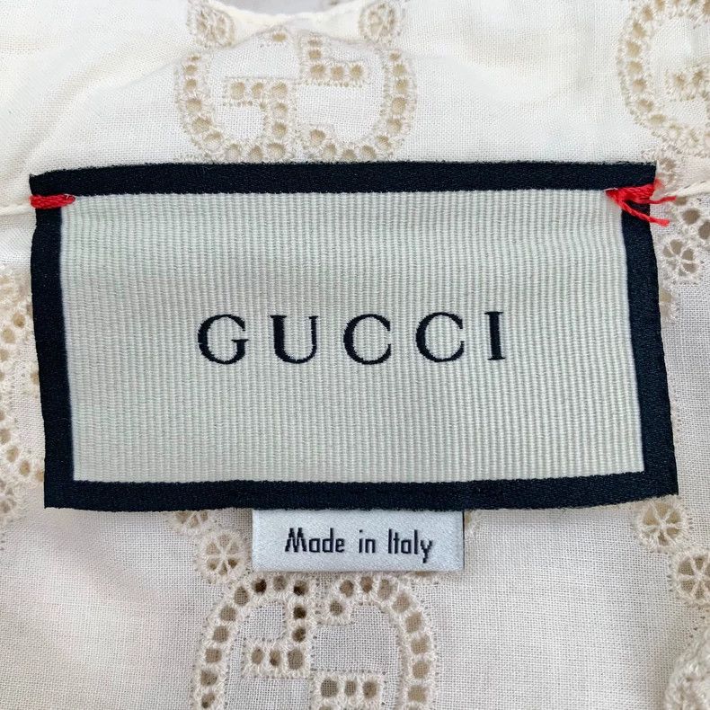 Gucci Gucci Beige Double G Print Dress Size US M / EU 48-50 / 2 - 6 Thumbnail