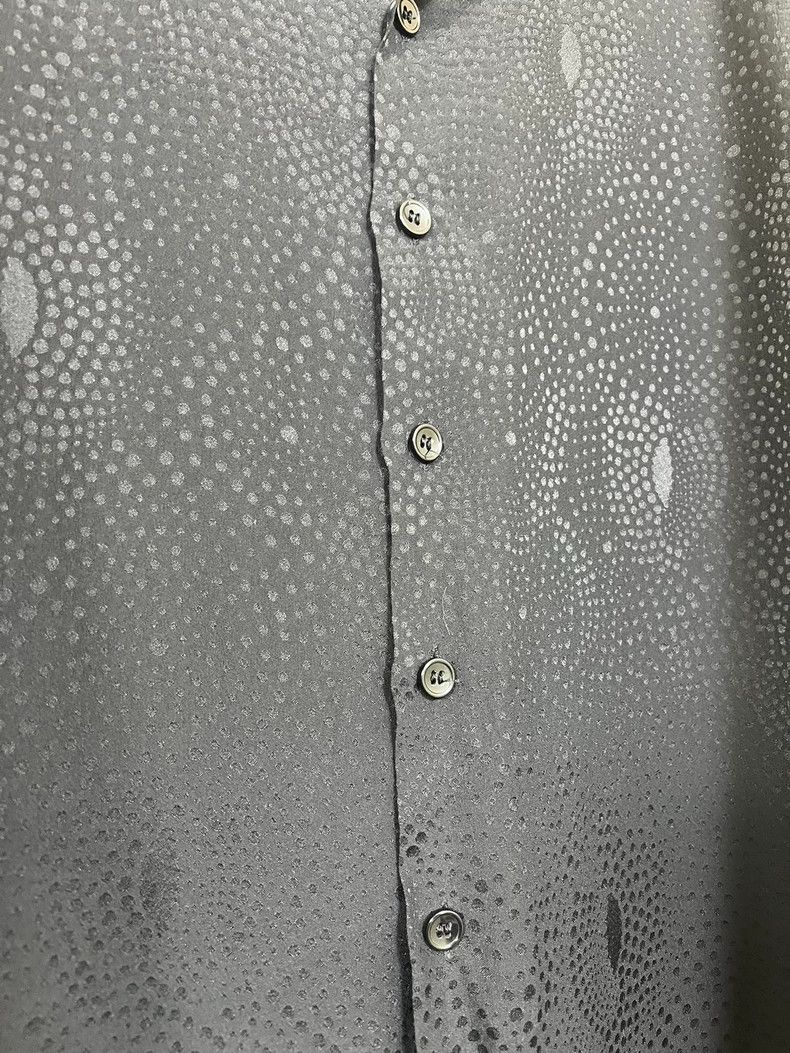 Saint Laurent Paris Saint Laurent Black Polka Dot Silk Shirt Size US M / EU 48-50 / 2 - 4 Thumbnail