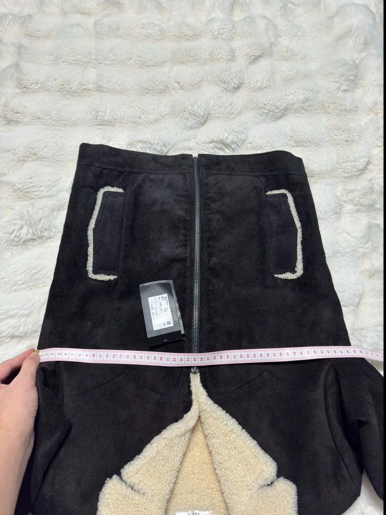 Yves Saint Laurent Saint Laurent Black Shearling Leather Jacket Size US L / EU 52-54 / 3 - 6 Thumbnail