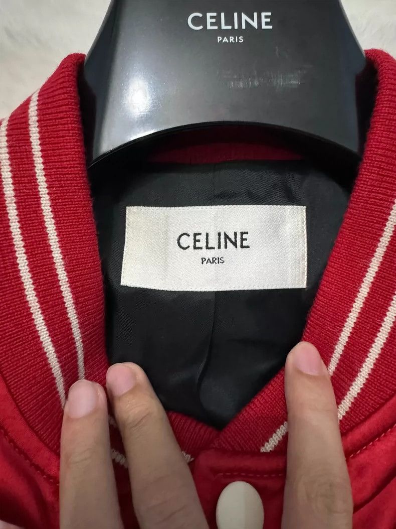 Celine Classic Celine Satin Baseball Jacket Size US L / EU 52-54 / 3 - 4 Thumbnail