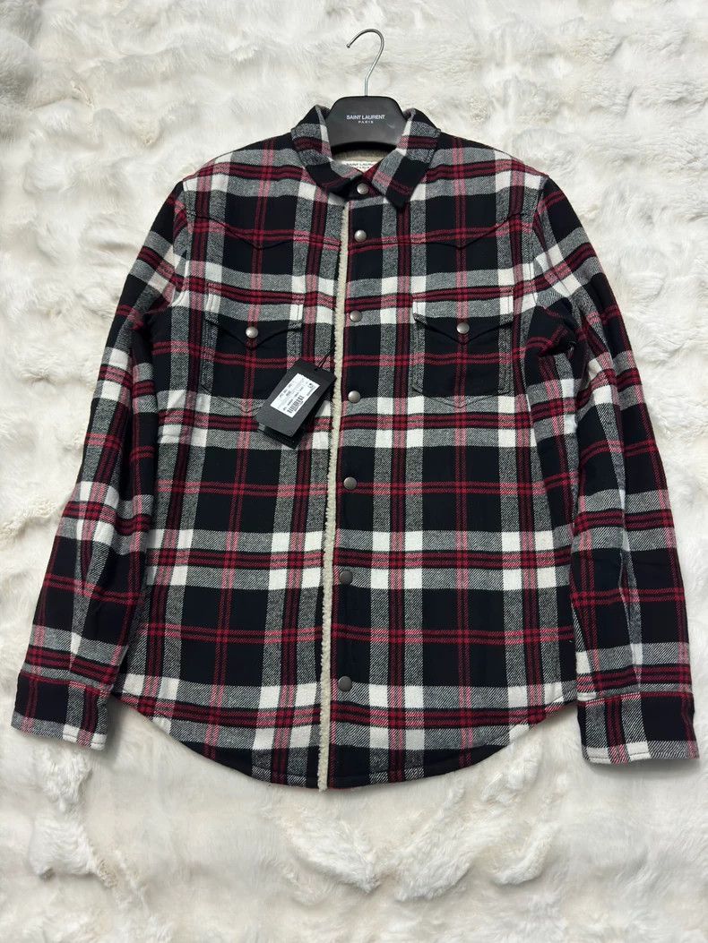 Yves Saint Laurent Saint Laurent Plaid Jacket with Tags Size US S / EU 44-46 / 1 - 2 Thumbnail