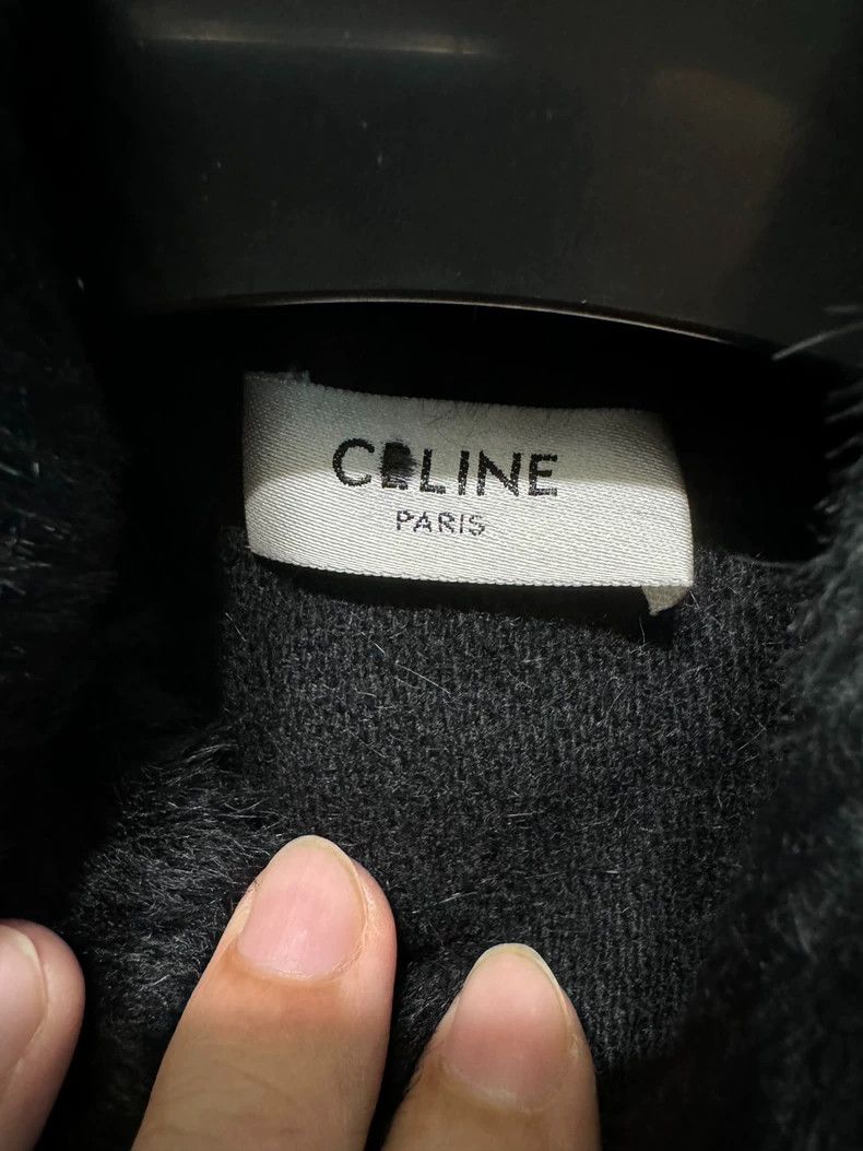 Celine Celine Plush Logo Hoodie Size US S / EU 44-46 / 1 - 9 Thumbnail