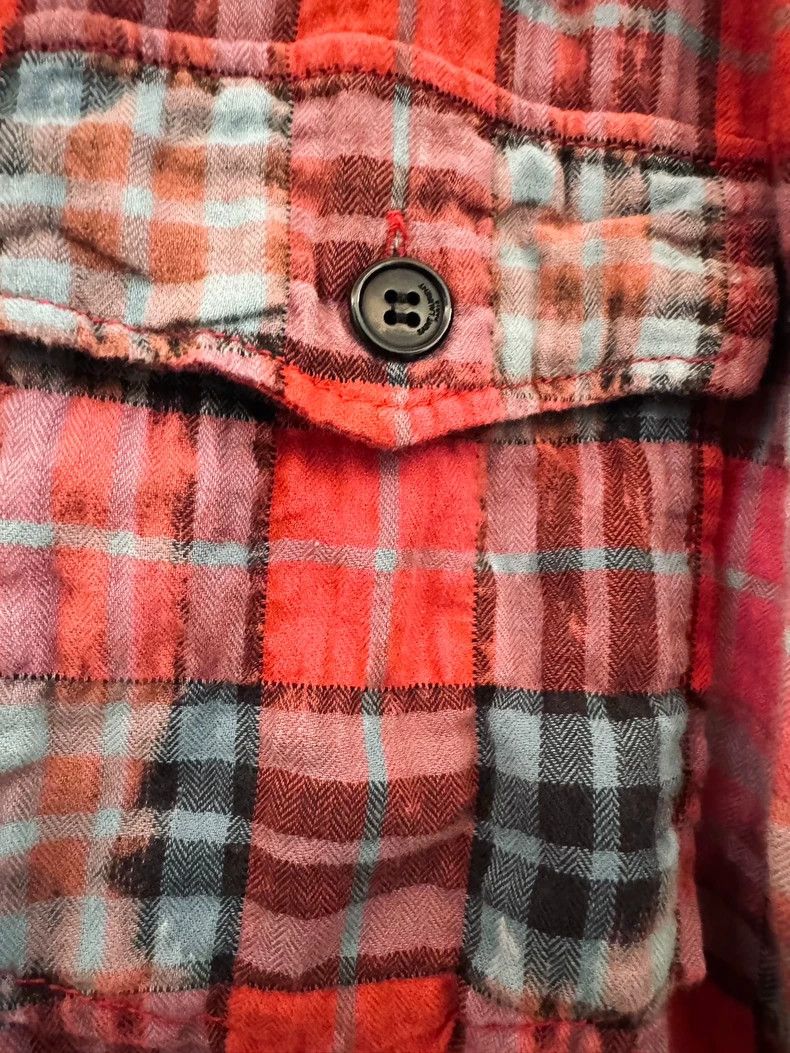 Saint Laurent Paris Saint Laurent Red Flannel Shirt M Size Size US M / EU 48-50 / 2 - 4 Thumbnail