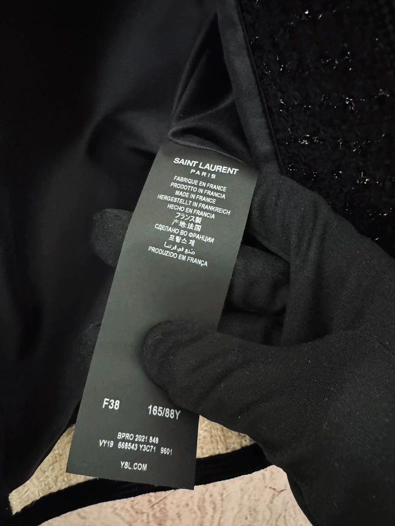 Yves Saint Laurent Saint Laurent Black and White Jacket Size US M / EU 48-50 / 2 - 5 Thumbnail