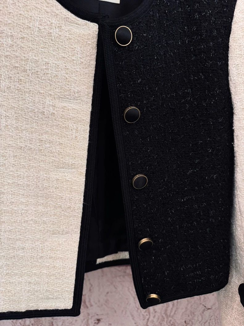Yves Saint Laurent Saint Laurent Black and White Jacket Size US M / EU 48-50 / 2 - 2 Thumbnail