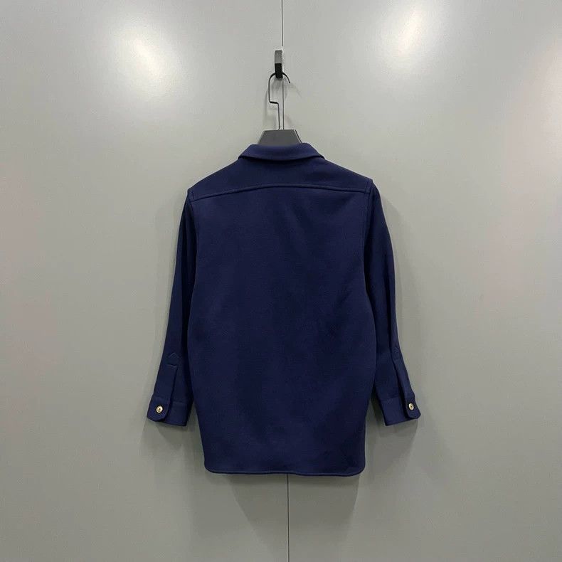 Yves Saint Laurent Saint Laurent Blue Embroidered Jacket Size US M / EU 48-50 / 2 - 2 Thumbnail