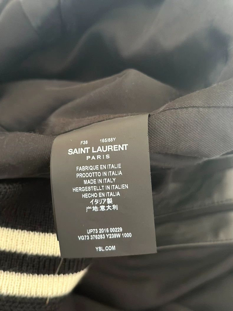 Yves Saint Laurent Saint Laurent Black Jacket with Leather Details Size US S / EU 44-46 / 1 - 8 Thumbnail