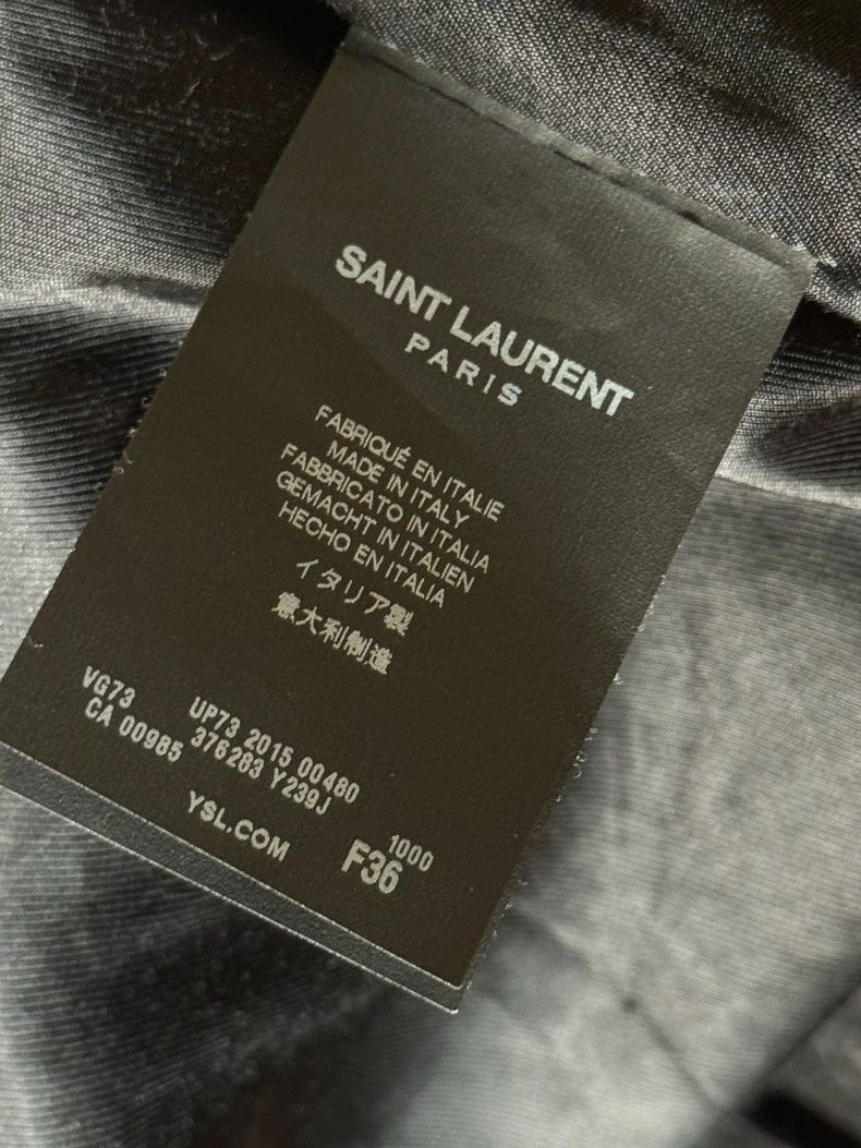 Saint Laurent Paris Saint Laurent Black Baseball Jacket Size US S / EU 44-46 / 1 - 9 Thumbnail