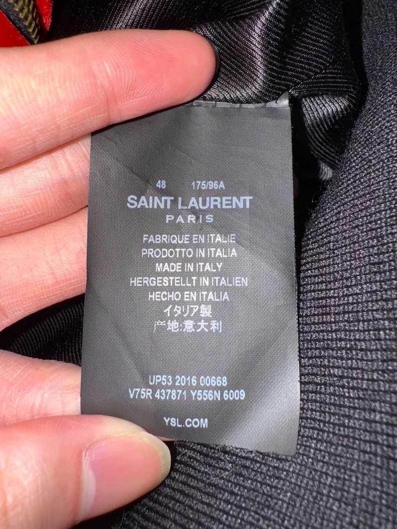 Saint Laurent Paris Saint Laurent Red Velvet Jacket Size US M / EU 48-50 / 2 - 6 Thumbnail