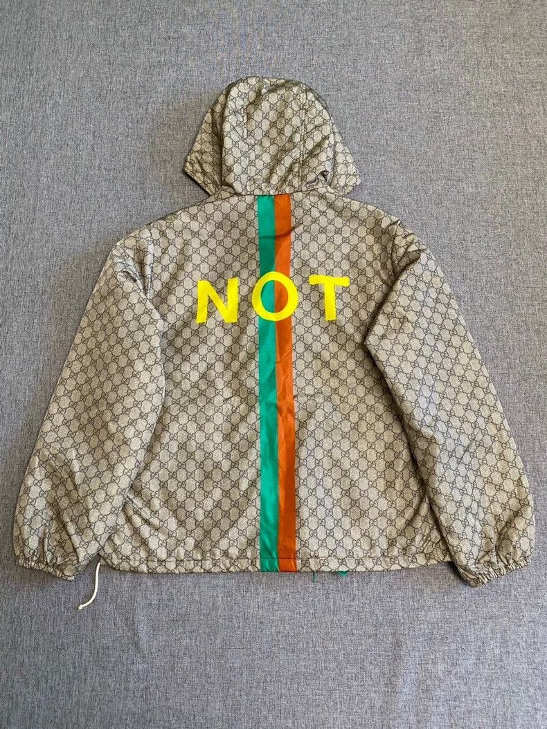 Gucci Gucci Fake Not Printed Nylon Jacket Size US L / EU 52-54 / 3 - 2 Thumbnail