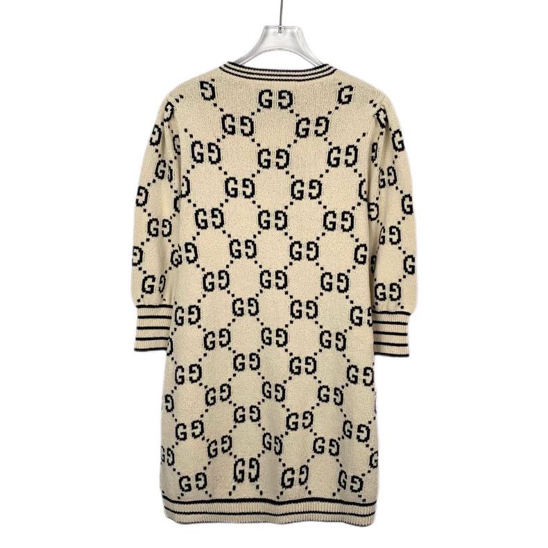 Gucci Gucci Beige Logo Knit Dress S Size Size US S / EU 44-46 / 1 - 2 Thumbnail
