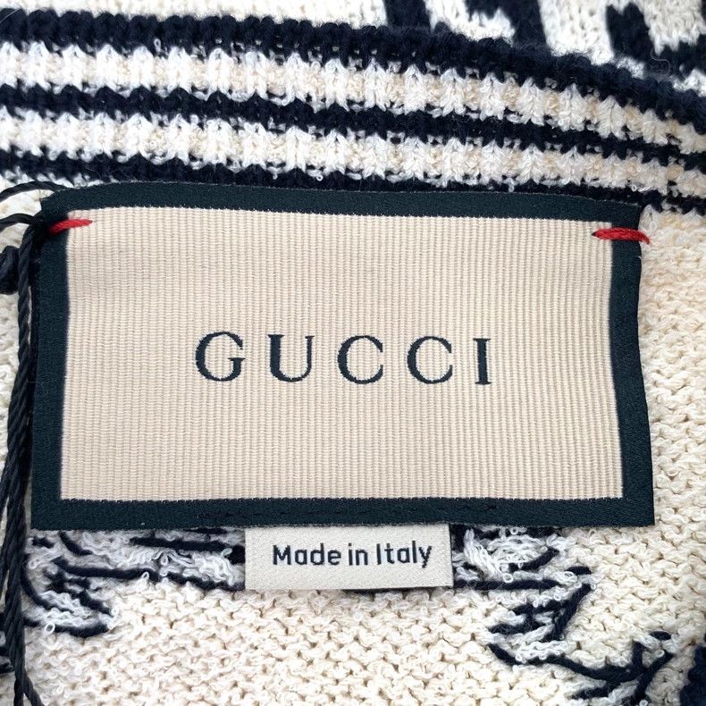 Gucci Gucci Beige Logo Knit Dress S Size Size US S / EU 44-46 / 1 - 6 Thumbnail