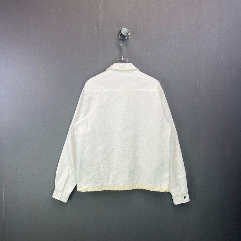 Dior Dior White Embroidered Jacket Size US XL / EU 56 / 4 - 2 Thumbnail