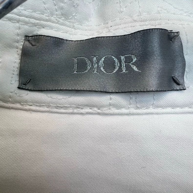 Dior Dior White Embroidered Jacket Size US XL / EU 56 / 4 - 3 Thumbnail