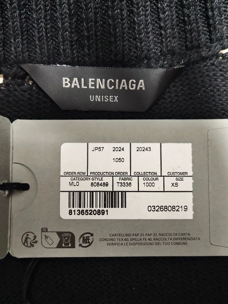Balenciaga New Balenciaga Y2K Dragon Pattern Sweater Size US XS / EU 42 / 0 - 4 Thumbnail