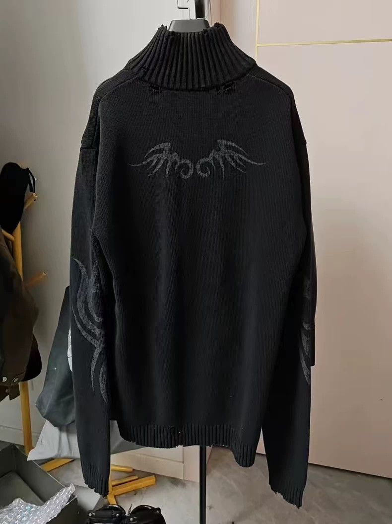Balenciaga New Balenciaga Y2K Dragon Pattern Sweater Size US XS / EU 42 / 0 - 2 Thumbnail