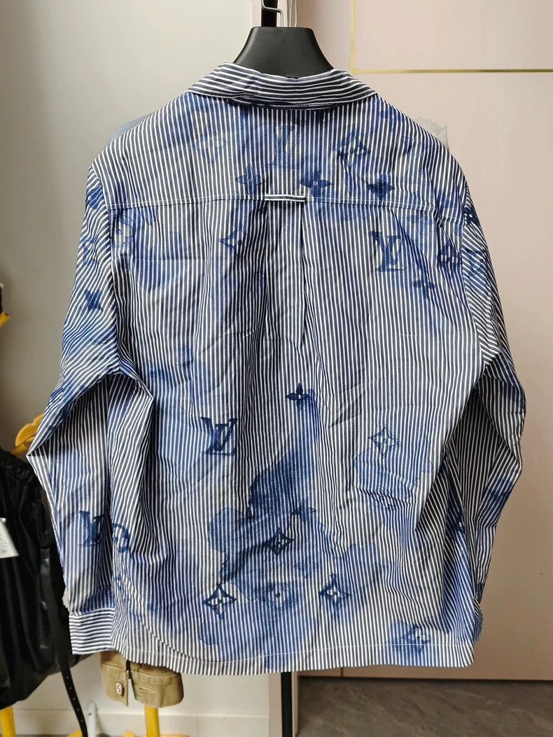 Louis Vuitton Louis Vuitton Ink Stripe Denim Shirt Size US S / EU 44-46 / 1 - 2 Thumbnail