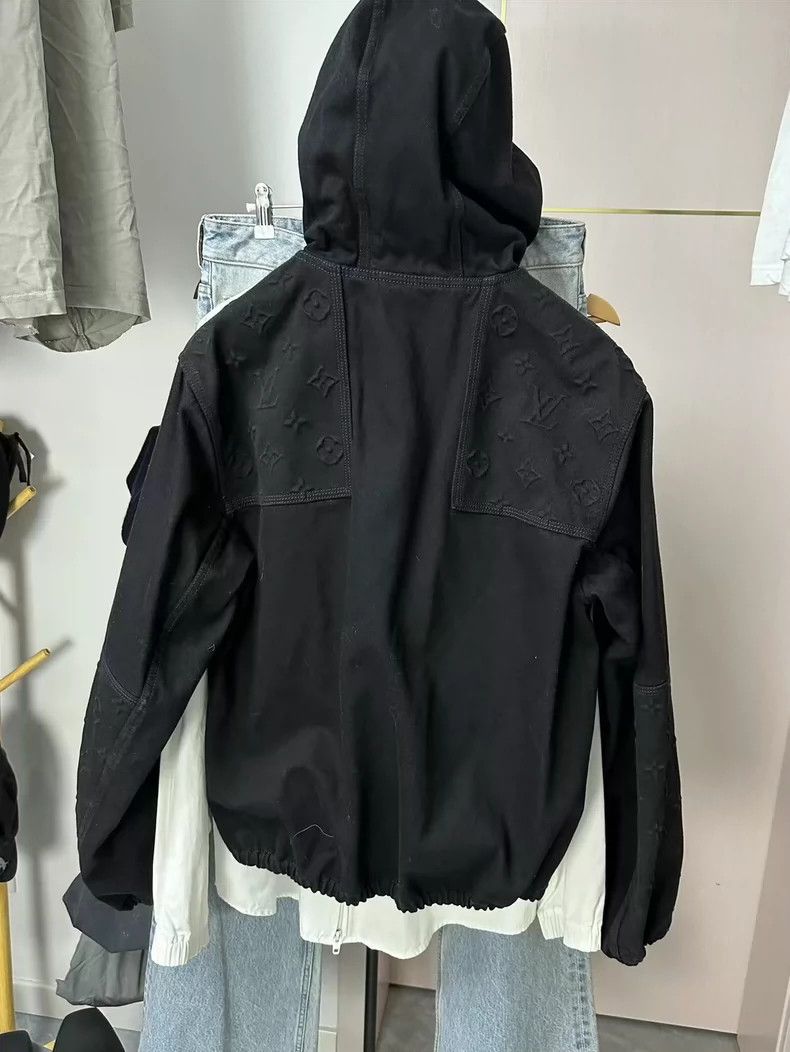 Louis Vuitton Louis Vuitton Hooded Denim Jacket Size US M / EU 48-50 / 2 - 2 Thumbnail