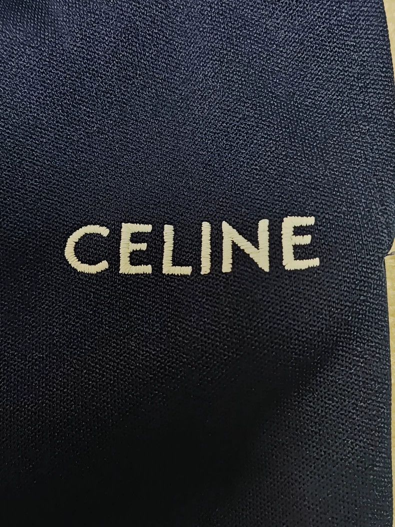 Celine Celine Embroidered Logo Blue Letter Pants Size US 34 / EU 50 - 3 Thumbnail