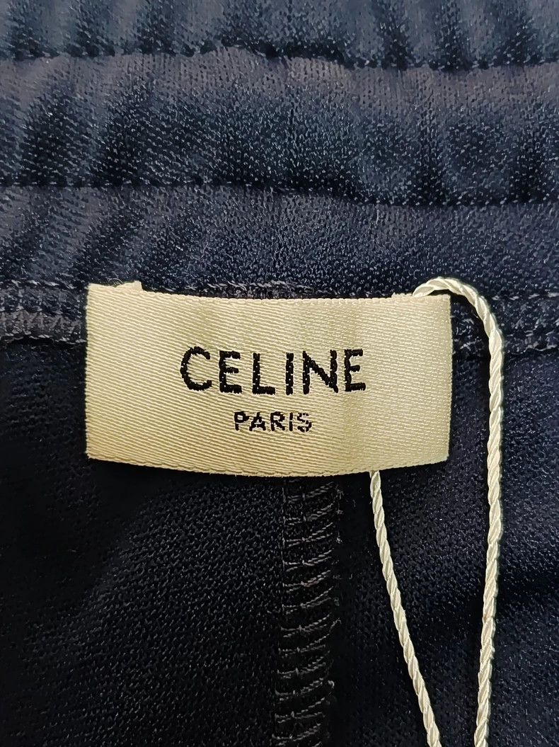 Celine Celine Embroidered Logo Blue Letter Pants Size US 34 / EU 50 - 5 Thumbnail