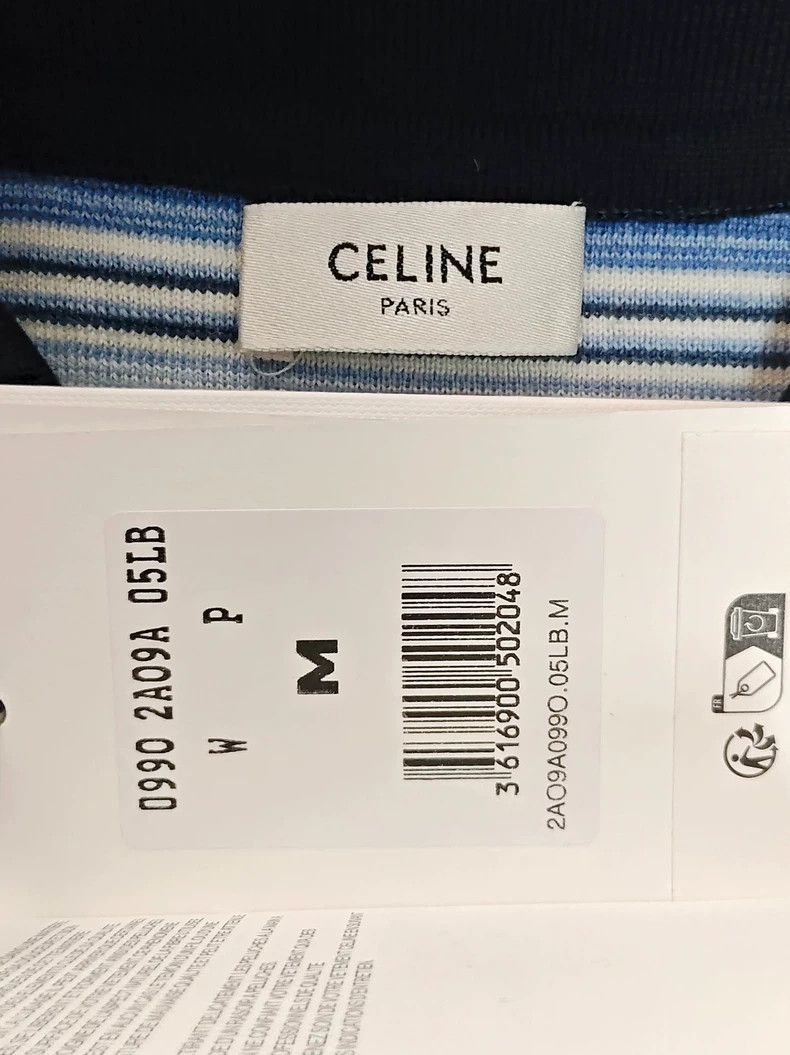 Celine Celine Striped Long Sleeve Sweater Size US M / EU 48-50 / 2 - 4 Thumbnail