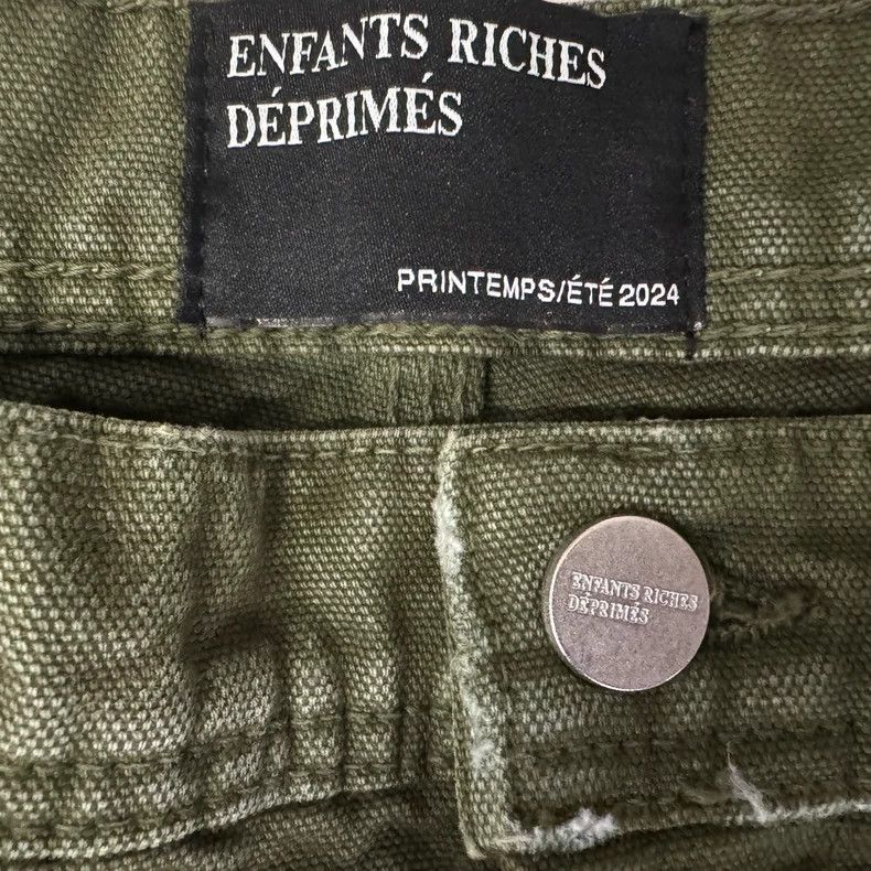 Enfants Riches Deprimes Enfants Riches Deprimes Green Straight Pants Size US 32 / EU 48 - 4 Thumbnail