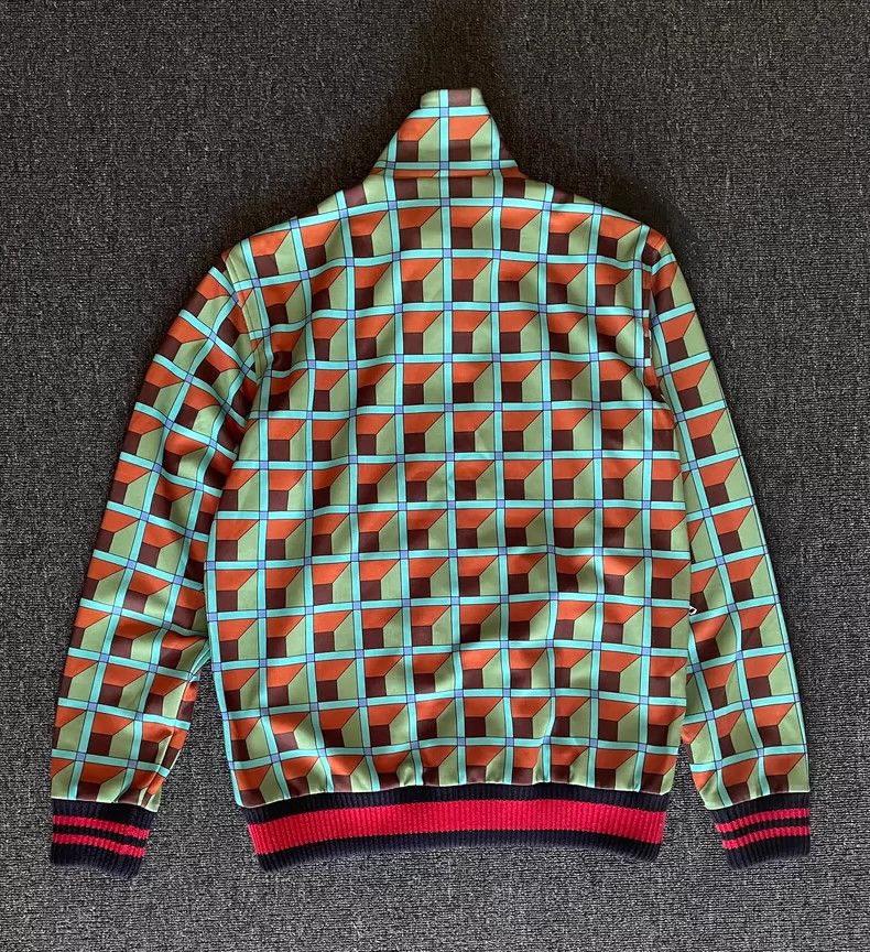 Gucci Gucci Jacket in Orange and Green Colors Size US M / EU 48-50 / 2 - 2 Thumbnail