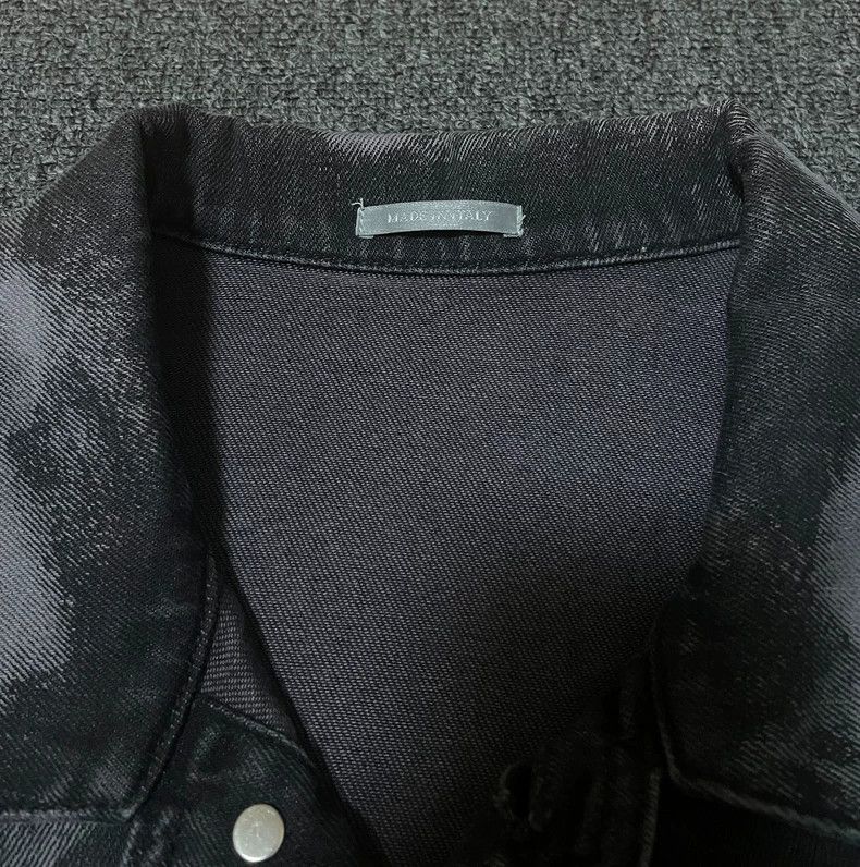 Dior Dior Distressed Denim Jacket for Men Size US L / EU 52-54 / 3 - 3 Thumbnail