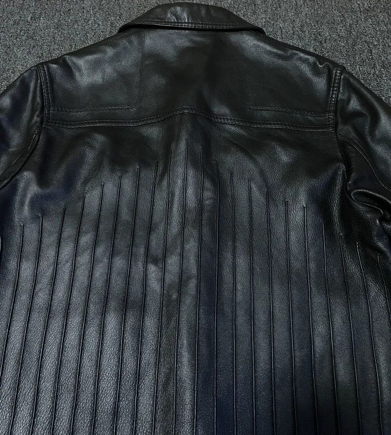 Dior Dior Leather Jacket with Unique Design Size US XL / EU 56 / 4 - 5 Thumbnail