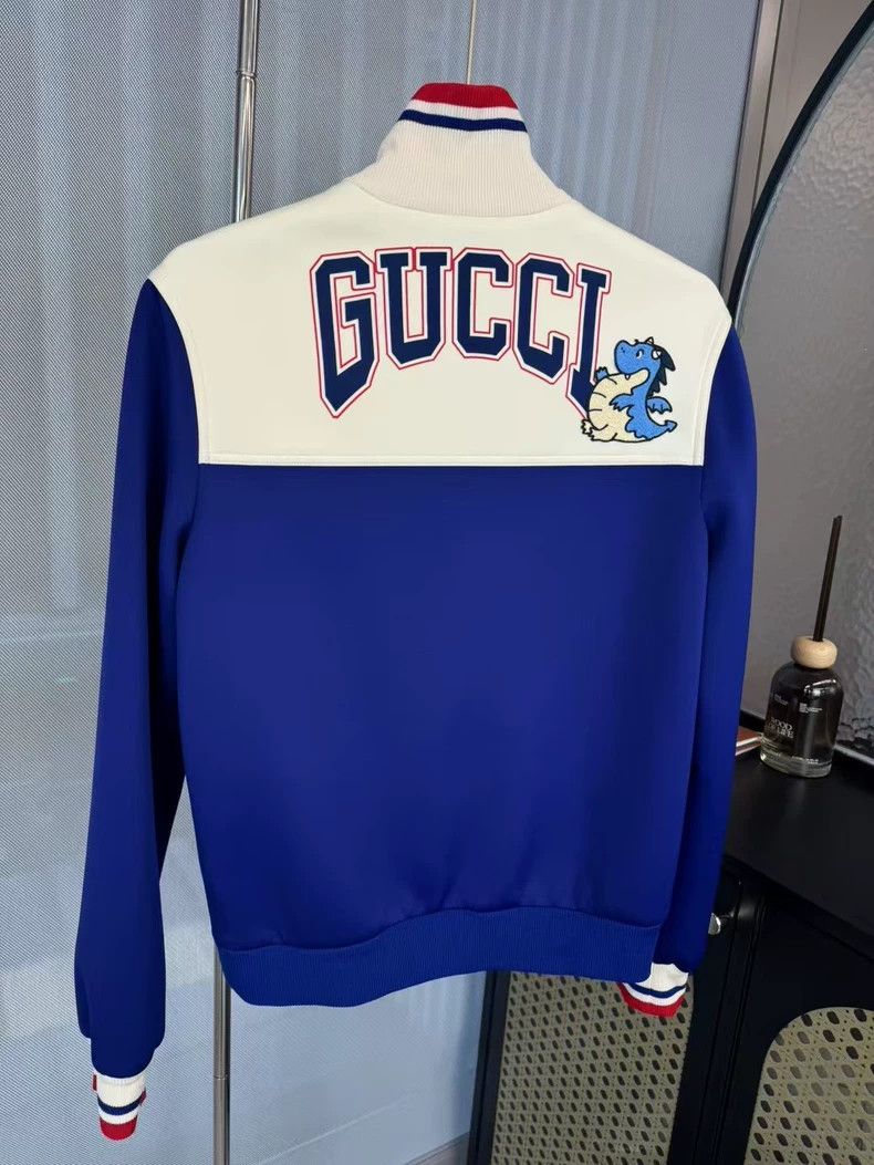 Gucci Gucci Blue and White Zipper Jacket Size US XS / EU 42 / 0 - 2 Thumbnail