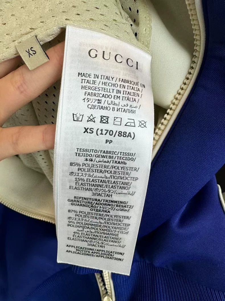 Gucci Gucci Blue and White Zipper Jacket Size US XS / EU 42 / 0 - 4 Thumbnail