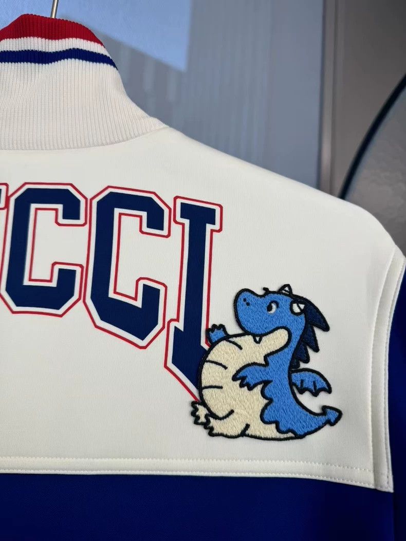 Gucci Gucci Blue and White Zipper Jacket Size US XS / EU 42 / 0 - 3 Thumbnail