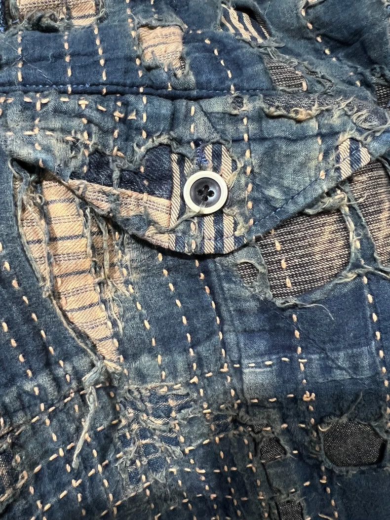Kapital Kapital Patchwork Denim Shorts Size US 34 / EU 50 - 4 Thumbnail