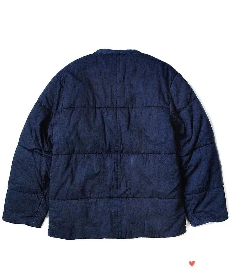 Kapital Kapital Blue Dyed Denim Padded Jacket Size US L / EU 52-54 / 3 - 2 Thumbnail